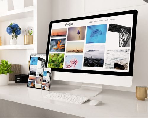 Creative portfolio website showcasing professional work